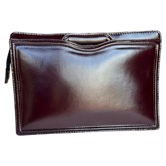 Unique Vintage 80's SOLO Burgundy Portfolio - Picture 7 of 16